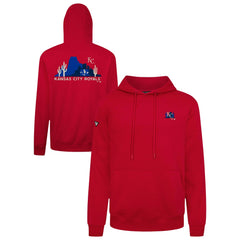 Kansas City Royals Levelwear Panoramic Podium Hoodie - Red Hoodies