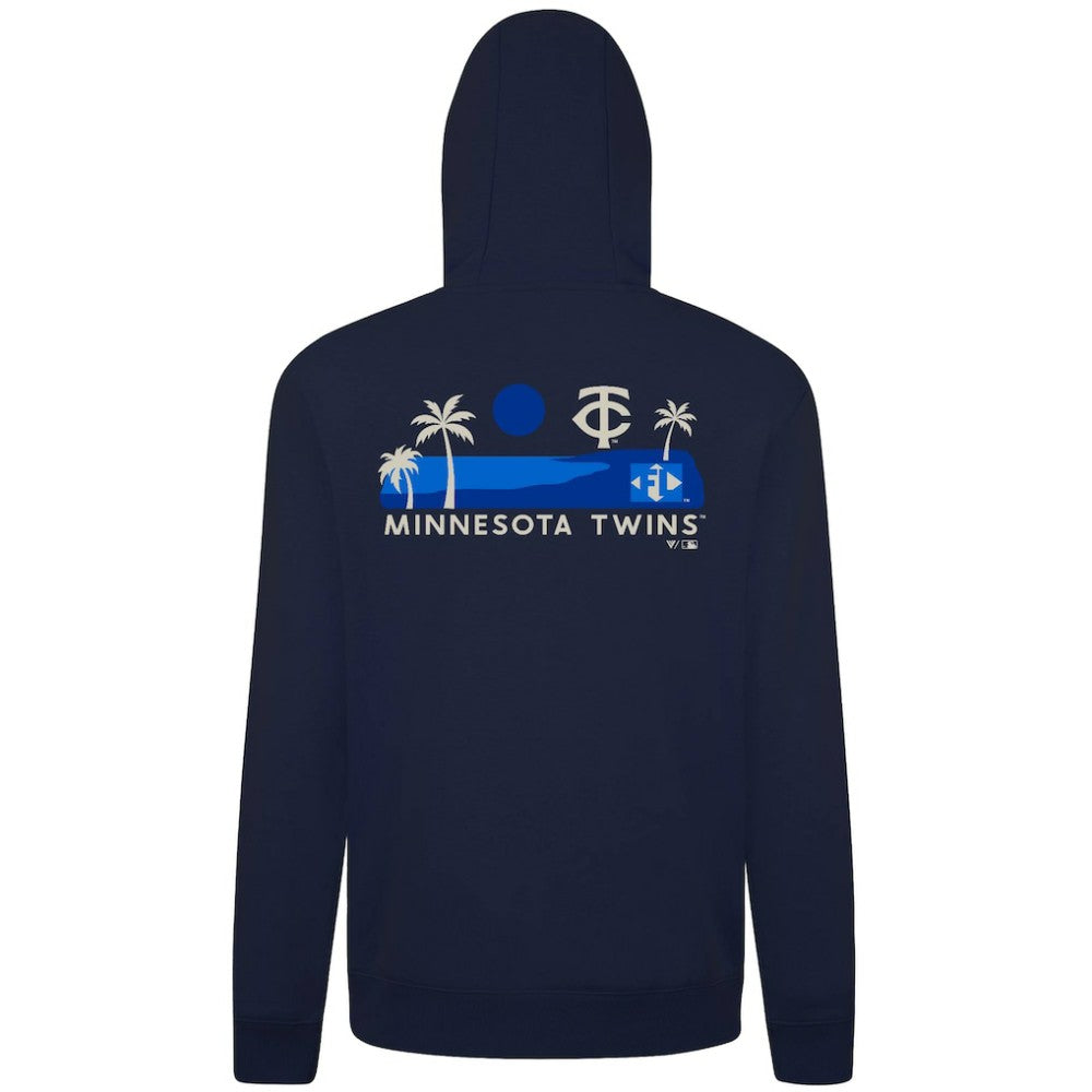 Minnesota Twins Levelwear Panoramic Podium Hoodie - Navy Hoodies