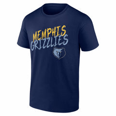 Memphis Grizzlies Big & Tall Hustle Personalized Name & Number T-Shirt Navy