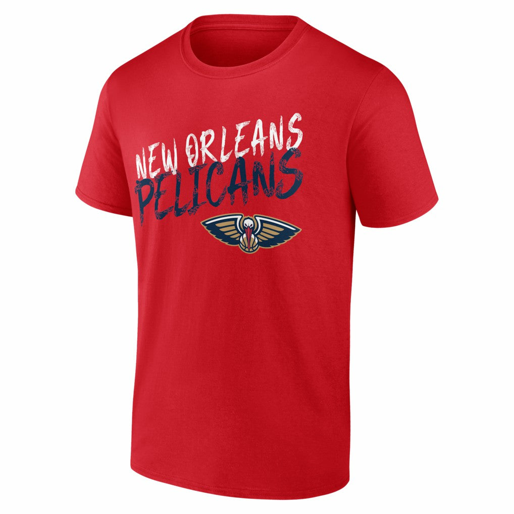 New Orleans Pelicans Big & Tall Hustle Personalized Name & Number T-Shirt Red
