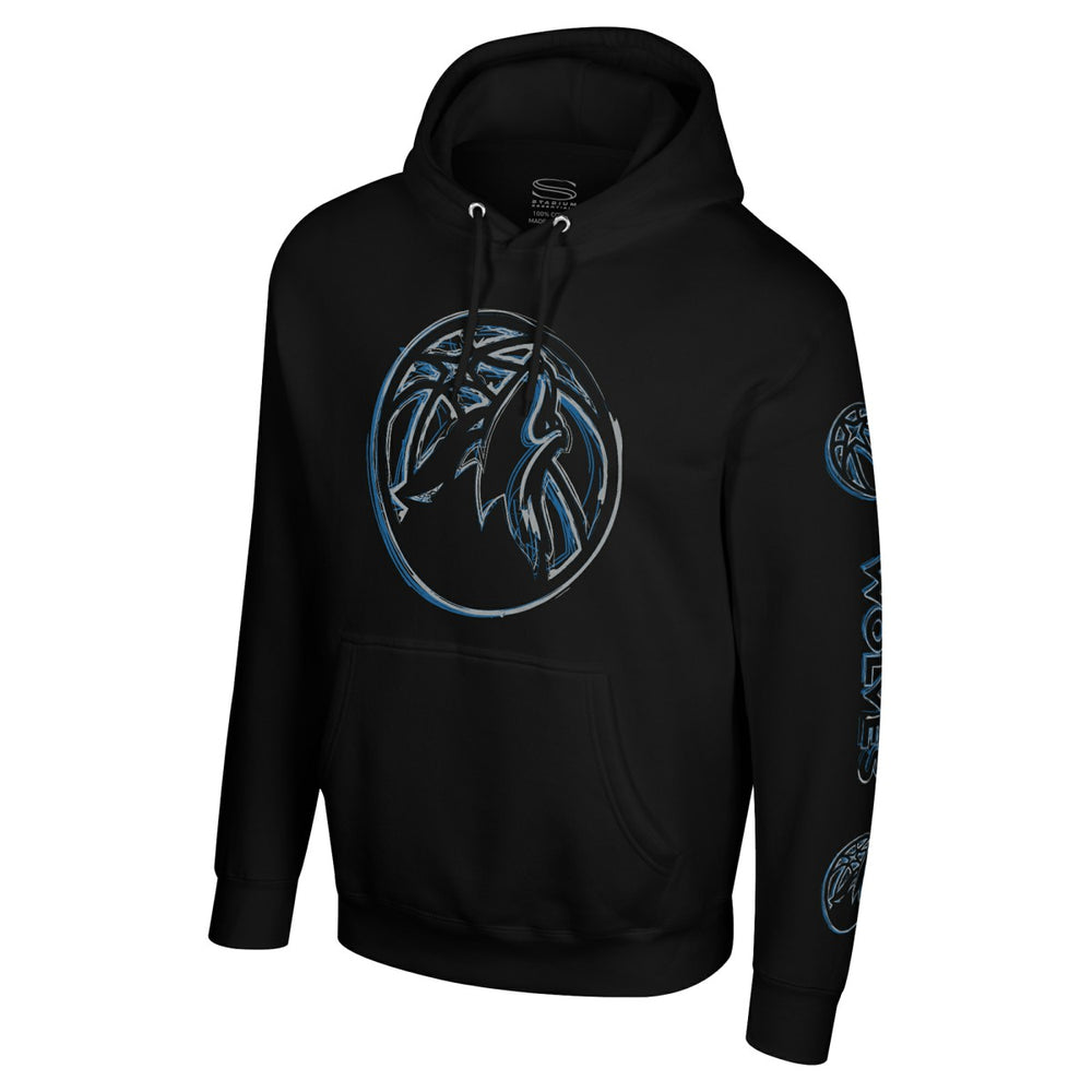 Minnesota Timberwolves Stadium Essentials Unisex Elementized Ride Hoodie Black