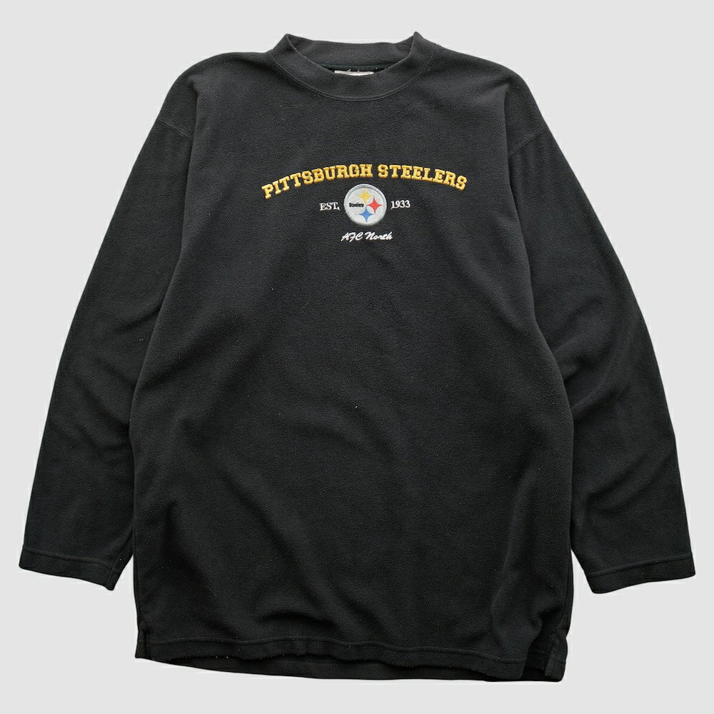 Pittsburgh Steelers NFL 2000s Pullover Sweatshirt Black Vintage