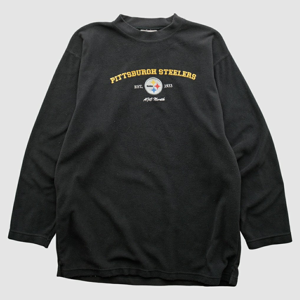 Pittsburgh Steelers NFL 2000s Pullover Sweatshirt Black Vintage