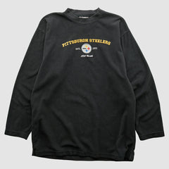 Pittsburgh Steelers NFL 2000s Pullover Sweatshirt Black Vintage
