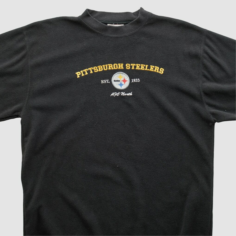 Pittsburgh Steelers NFL 2000s Pullover Sweatshirt Black Vintage