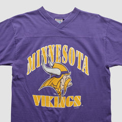 Minnesota Vikings Sport Attack 90s T-shirt Purple Vintage