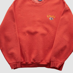 Kansas City Chiefs Galt Sand 90s Pullover Sweatshirt Red Vintage