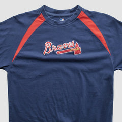 Atlanta Braves Genuine Merchandise 2000s T-shirt - Navy - M by Fanatics Real Vintage T-shirts