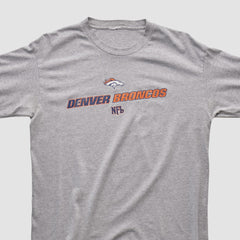 Denver Broncos 2000s Long Sleeve T-shirt Heather Gray Vintage