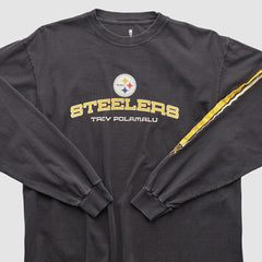 Pittsburgh Steelers NFL 2000s Long Sleeve T-shirt Black Vintage