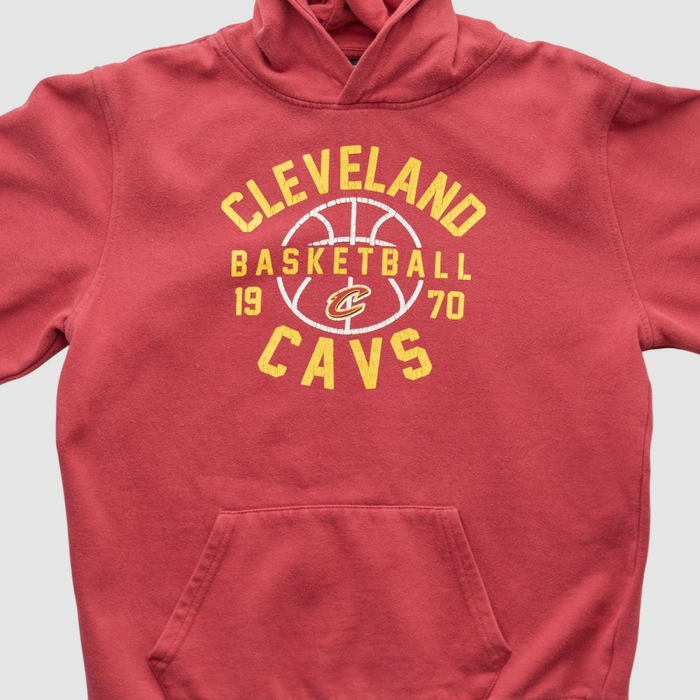 Cleveland Cavaliers NBA 2010s Hooded Pullover Sweatshirt Red Vintage