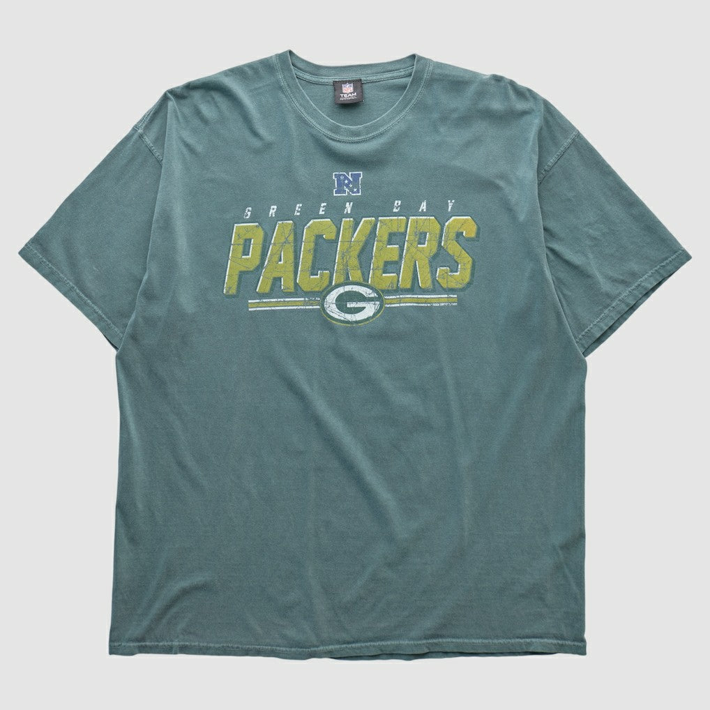 Green Bay Packers NFL 2010s T-shirt Green Vintage