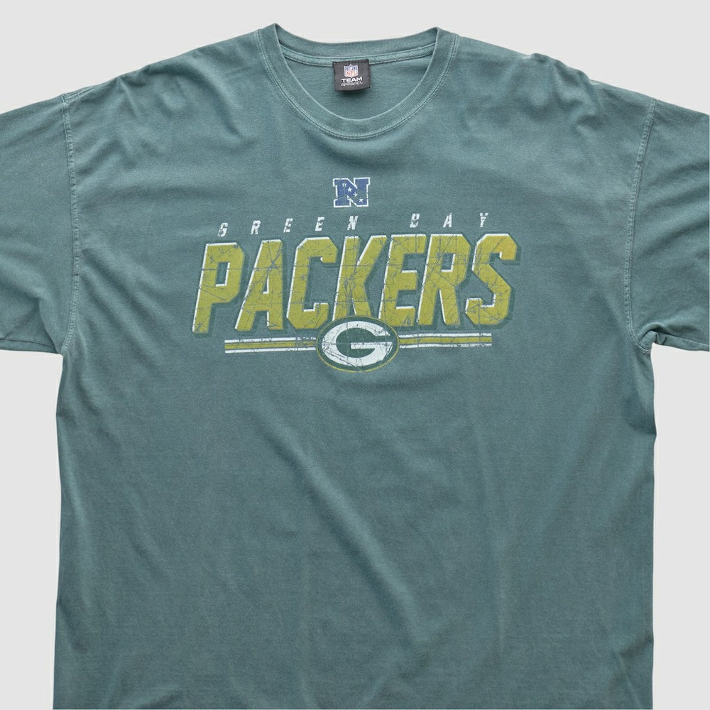 Green Bay Packers NFL 2010s T-shirt Green Vintage