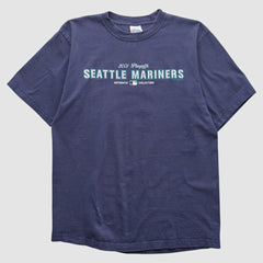 Seattle Mariners Majestic 2000s T-shirt - Navy - M by Fanatics Real Vintage T-shirts