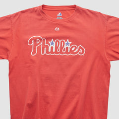 Philadelphia Phillies Majestic 2000s T-shirt - Red - M by Fanatics Real Vintage T-shirts