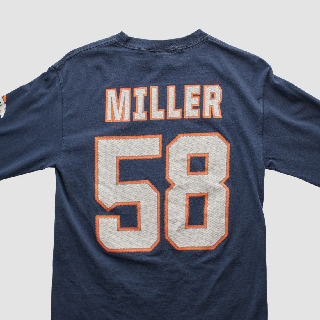 Denver Broncos NFL 2010s Long Sleeve T-shirt Navy Vintage