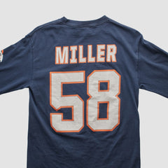 Denver Broncos NFL 2010s Long Sleeve T-shirt Navy Vintage