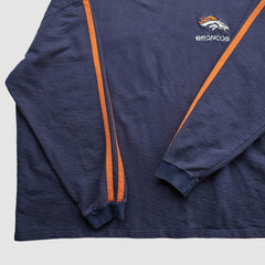 Denver Broncos NFL 2000s Pullover Sweatshirt Navy Vintage