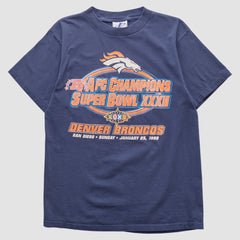 Denver Broncos Logo Athletic 1998 T-shirt Navy Vintage