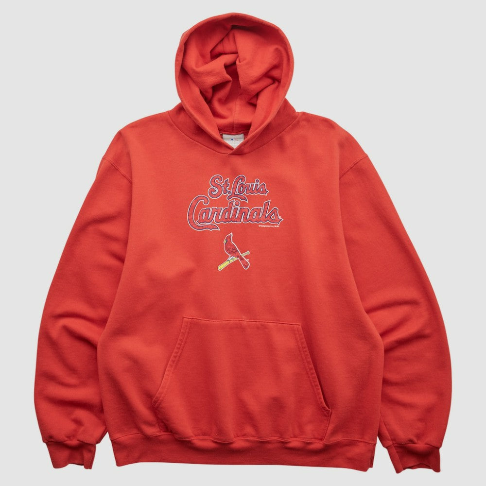 St. Louis Cardinals Genuine Merchandise 2000s Hooded Pullover Sweatshirt - Red - S by Fanatics Real Vintage Pullover
