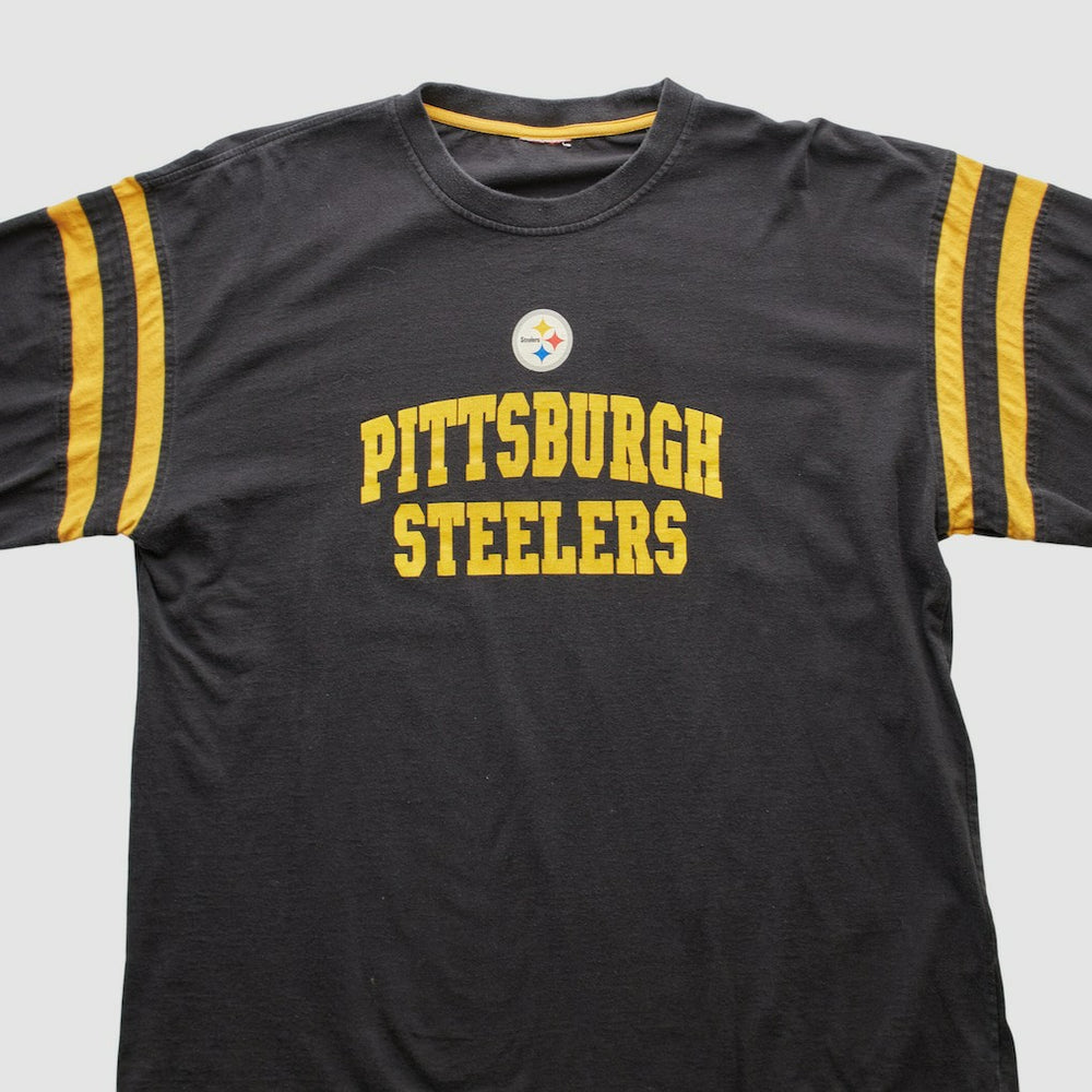 Pittsburgh Steelers 2000s Long Sleeve T-shirt Black Vintage