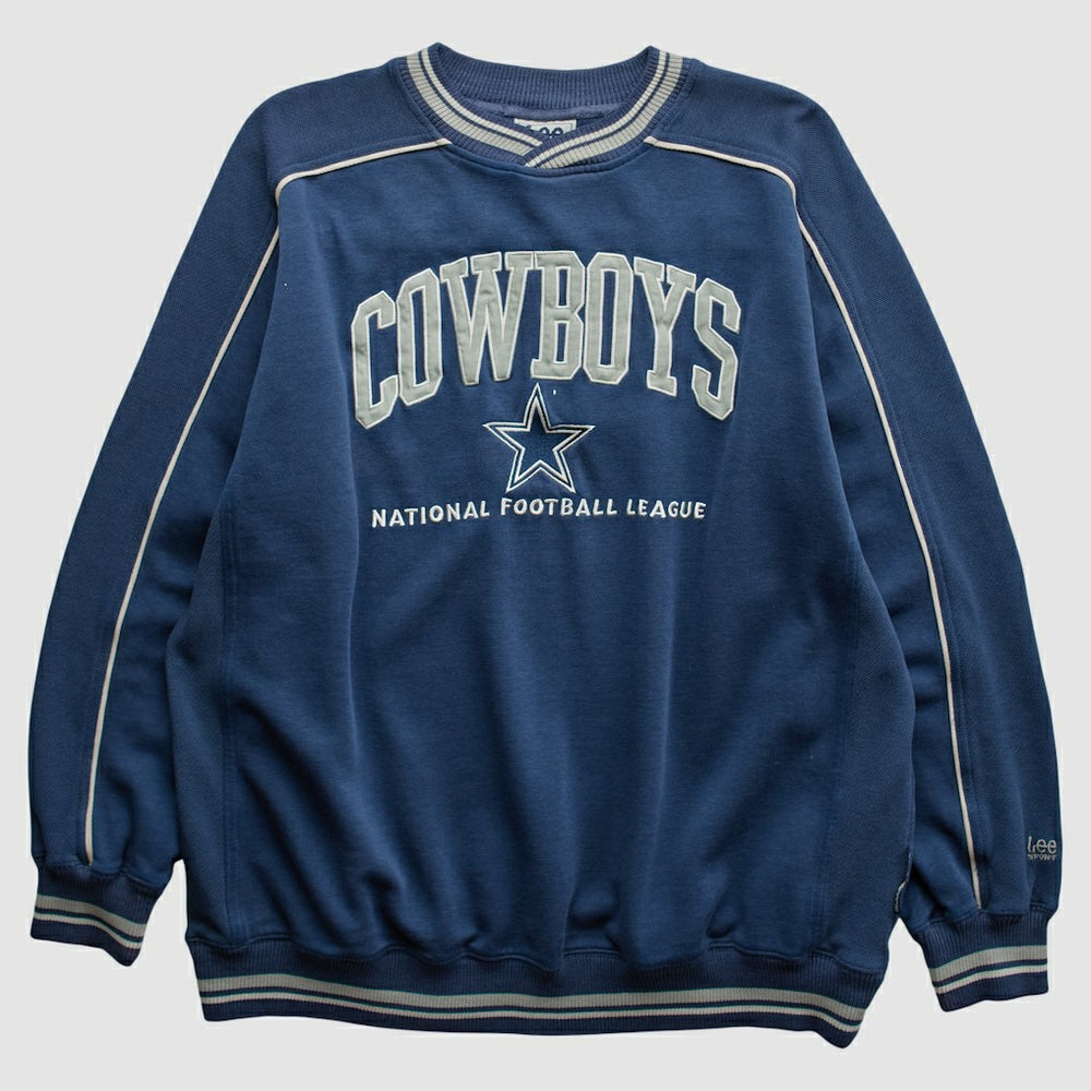 Dallas Cowboys Lee Apparel 90s Pullover Sweatshirt Navy Vintage