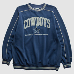 Dallas Cowboys Lee Apparel 90s Pullover Sweatshirt Navy Vintage