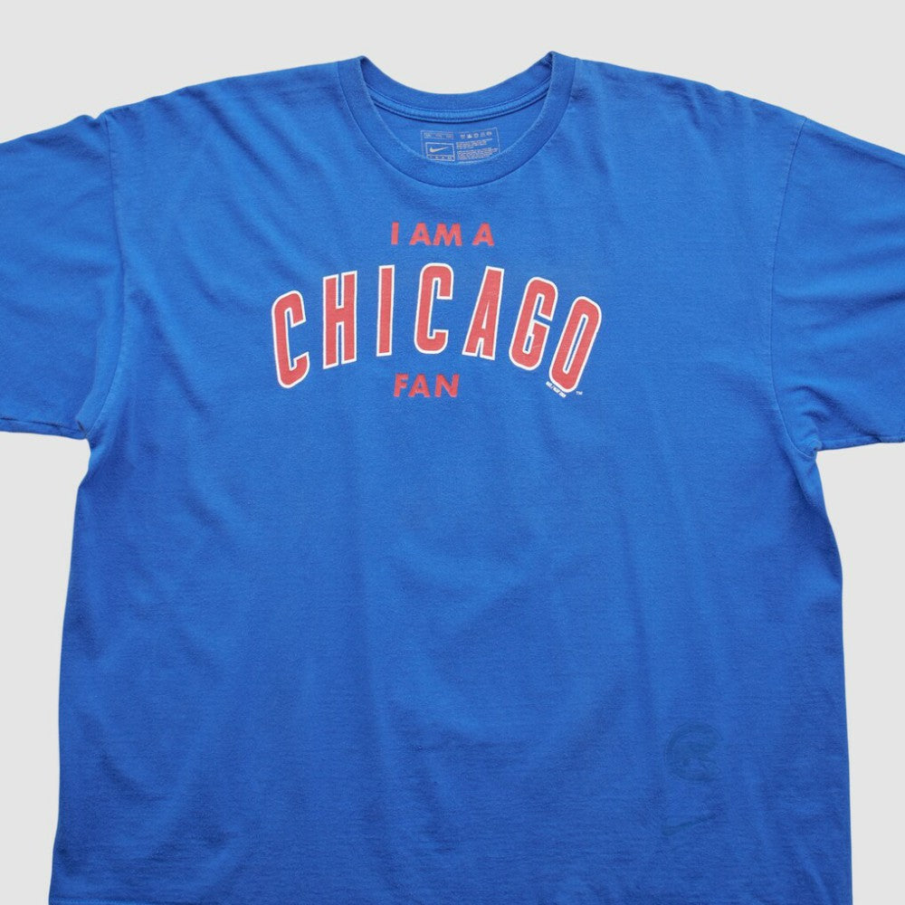 Chicago Cubs Nike 2000s T-shirt - Blue - XL by Fanatics Real Vintage T-shirts