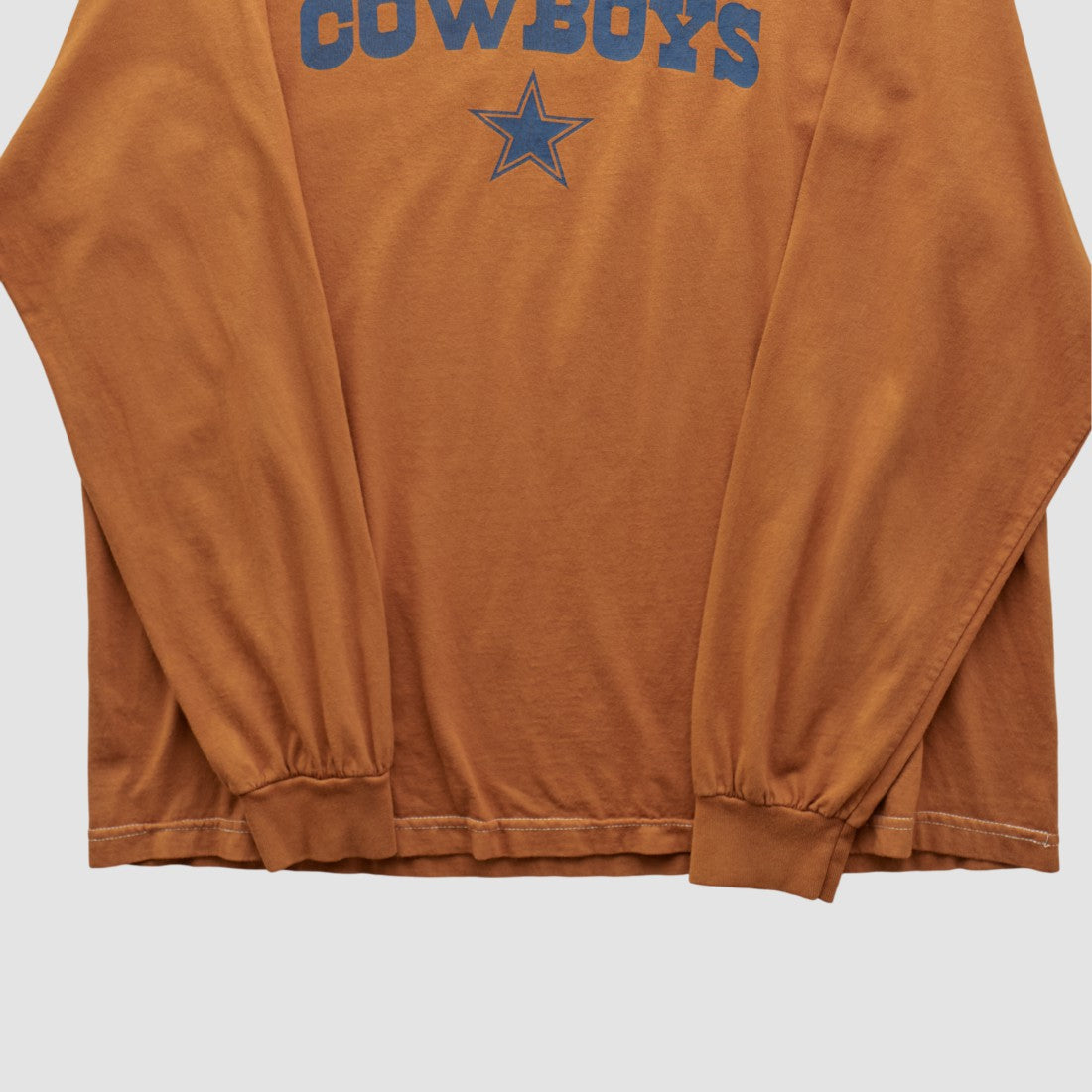 Dallas Cowboys 2000s Long Sleeve T-shirt Orange Vintage