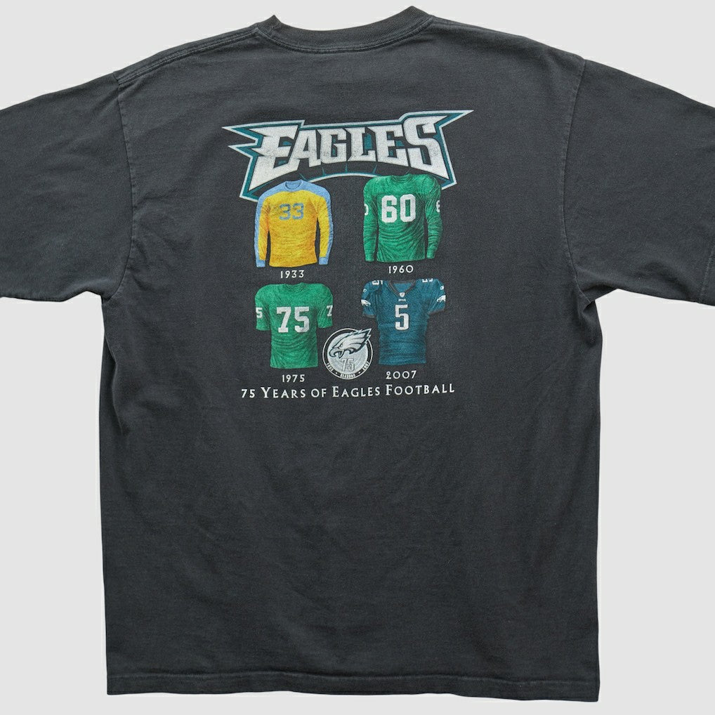 Philadelphia Eagles Realtree 2007 T-shirt Charcoal Vintage