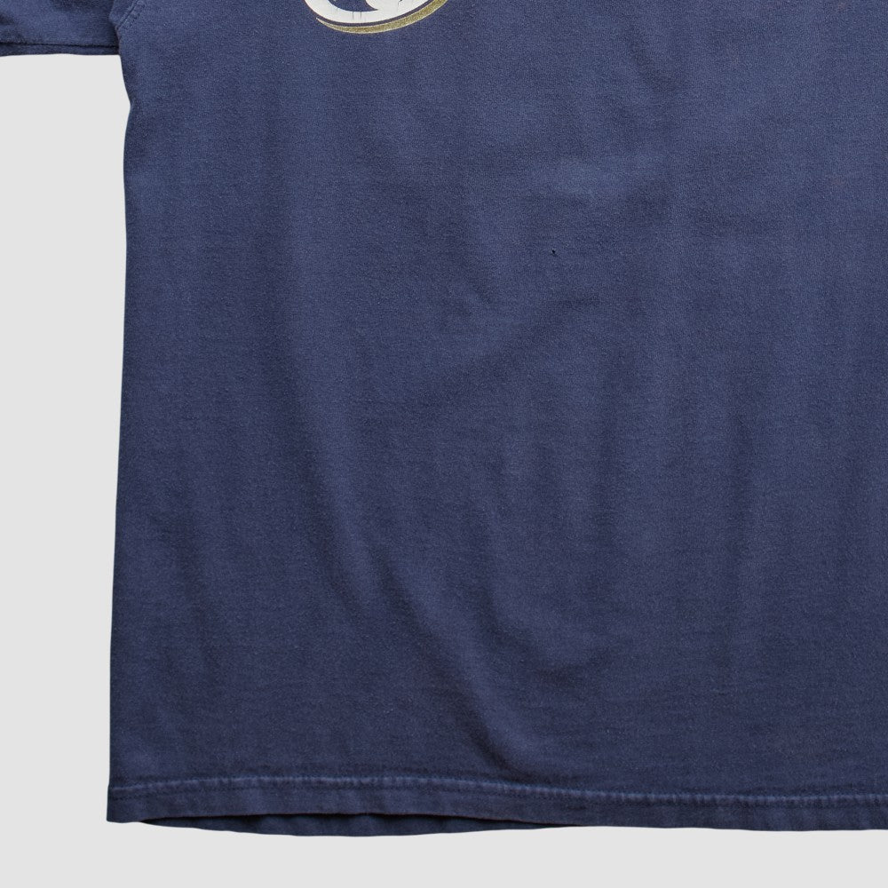 Milwaukee Brewers Majestic 2000s T-shirt - Navy - M by Fanatics Real Vintage T-shirts