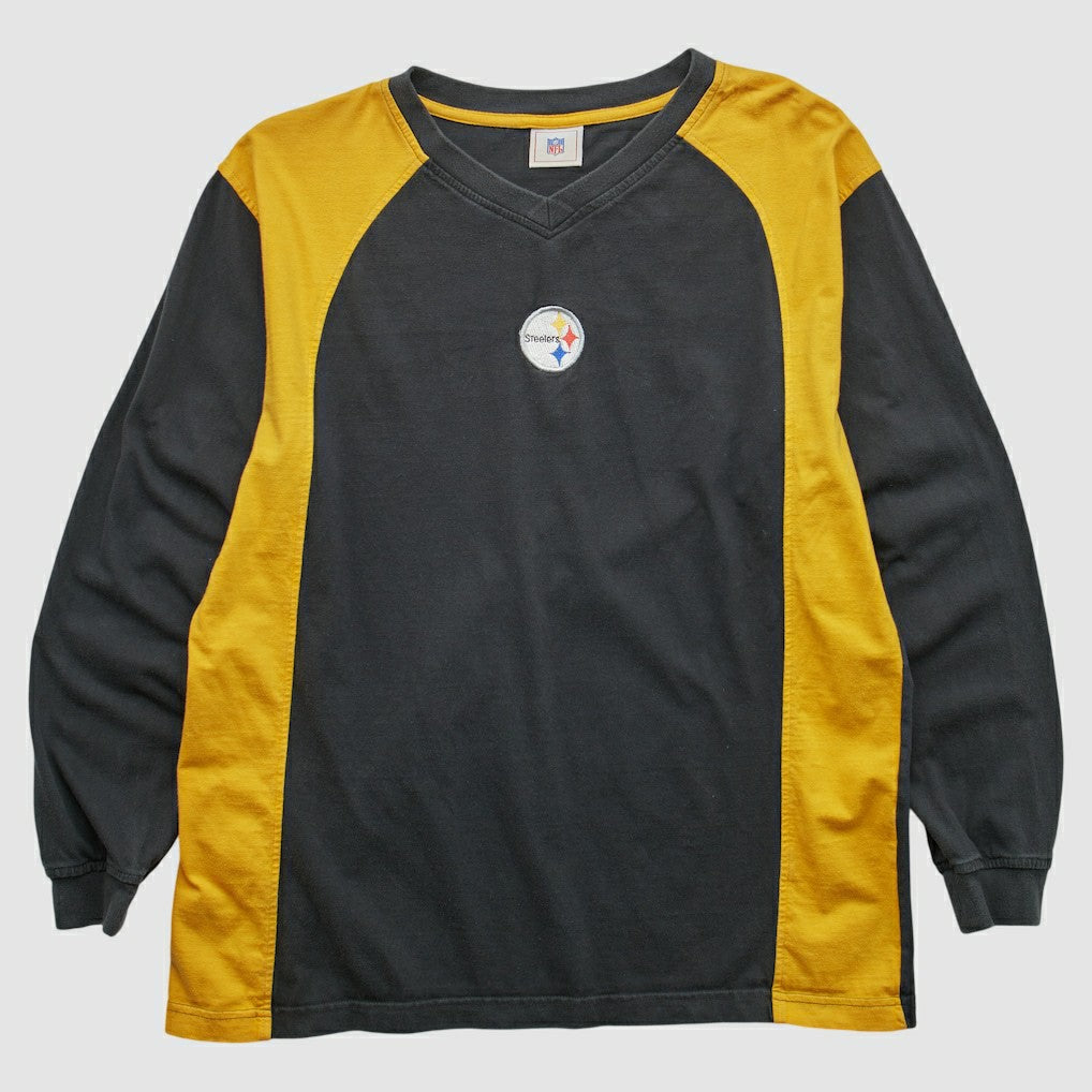 Pittsburgh Steelers NFL 2000s Pullover Sweatshirt Black Vintage