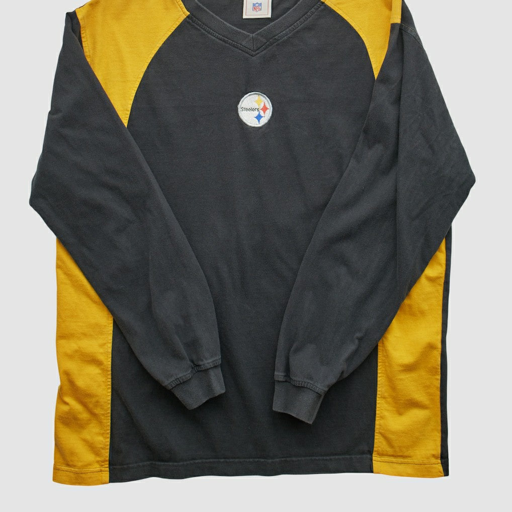 Pittsburgh Steelers NFL 2000s Pullover Sweatshirt Black Vintage