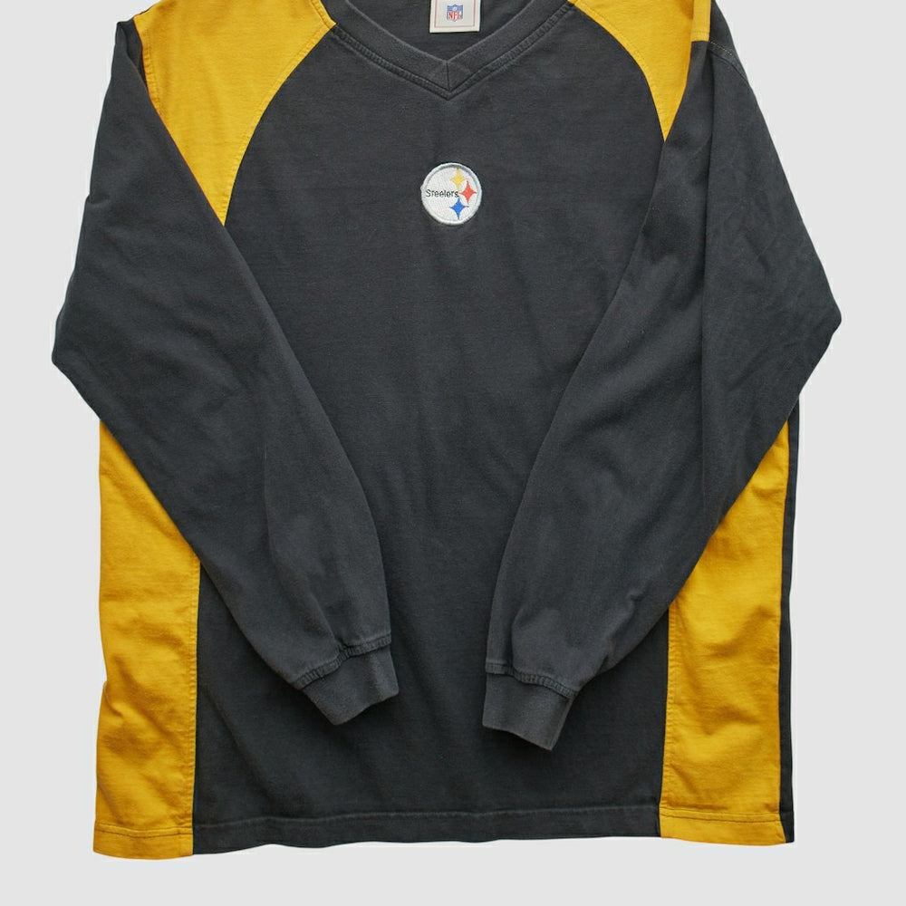 Pittsburgh Steelers NFL 2000s Pullover Sweatshirt Black Vintage