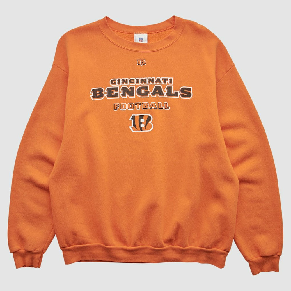 Cincinnati Bengals NFL 2000s Pullover Sweatshirt Orange Vintage