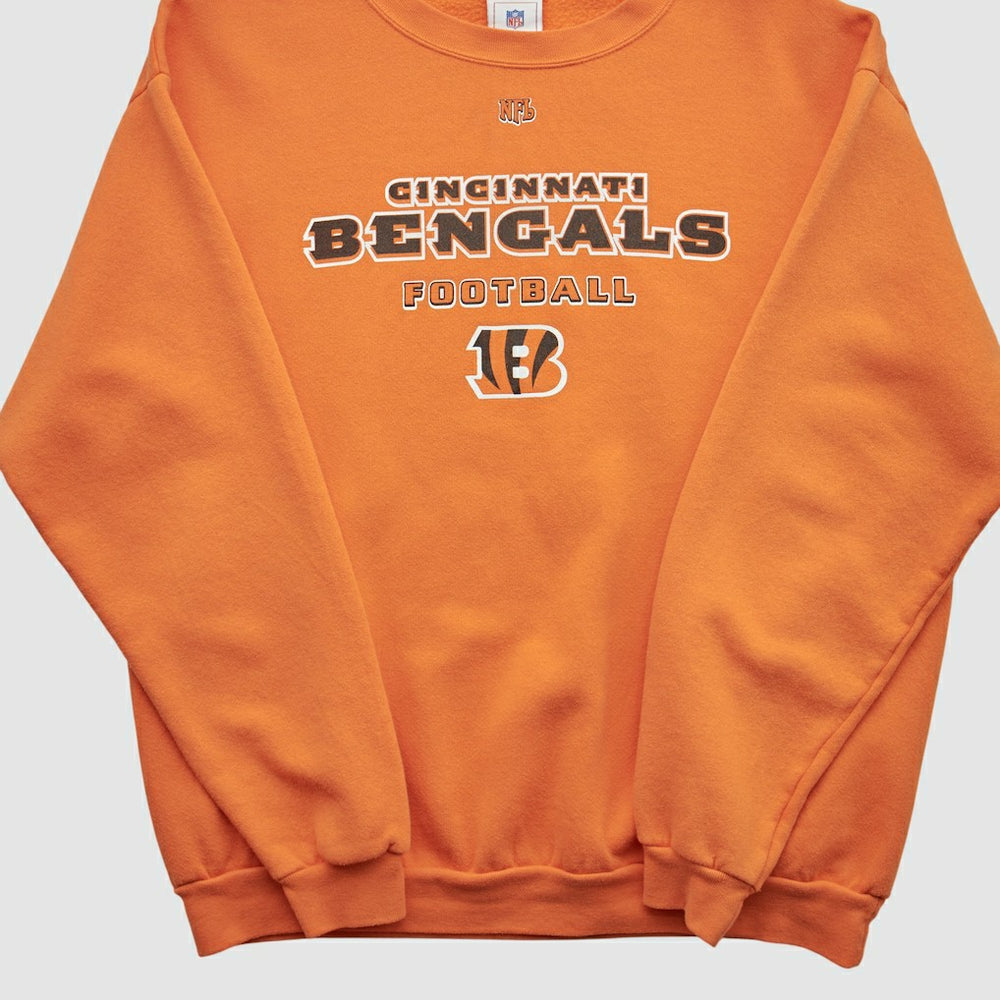 Cincinnati Bengals NFL 2000s Pullover Sweatshirt Orange Vintage