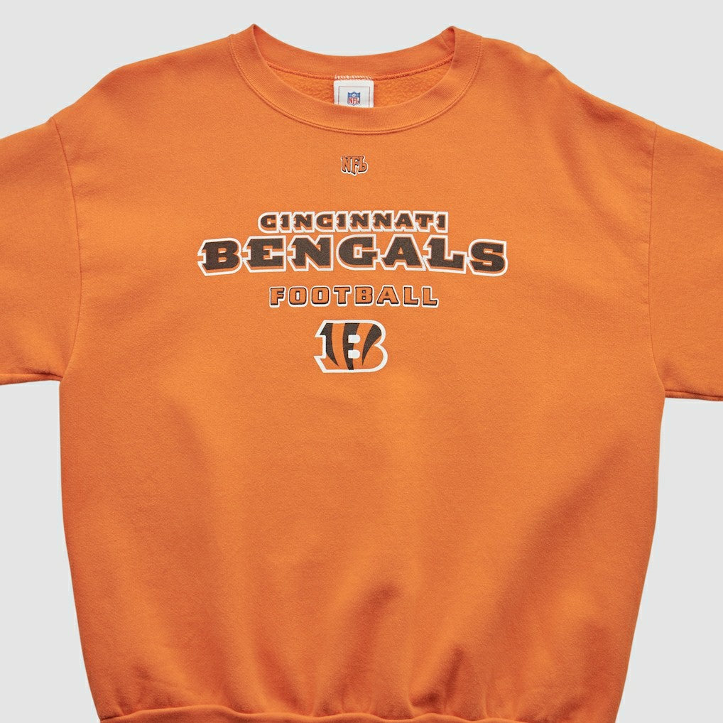 Cincinnati Bengals NFL 2000s Pullover Sweatshirt Orange Vintage