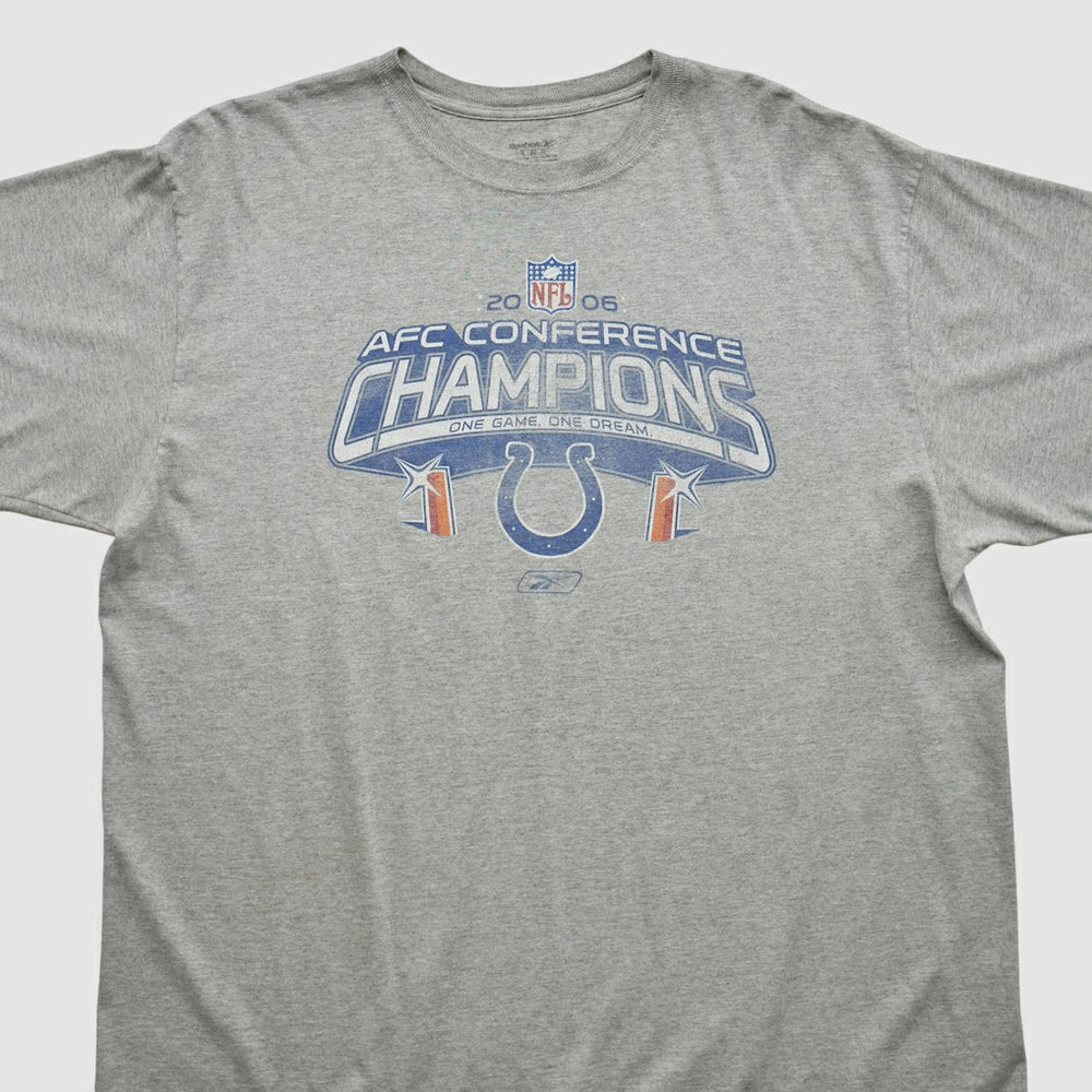 Indianapolis Colts Reebok 2006 T-shirt Heather Gray Vintage