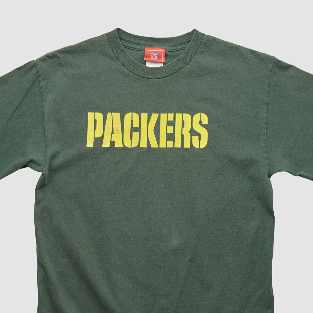 Green Bay Packers NFL 2000s Long Sleeve T-shirt Green Vintage
