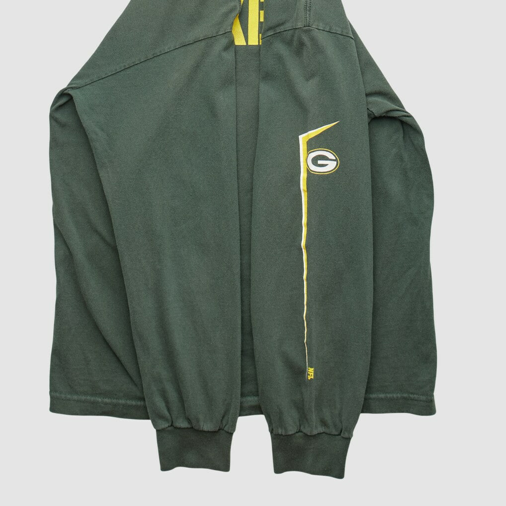 Green Bay Packers NFL 2000s Long Sleeve T-shirt Green Vintage