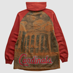 St. Louis Cardinals Majestic 2010s Hooded Pullover Sweatshirt - Brown - L by Fanatics Real Vintage Pullover
