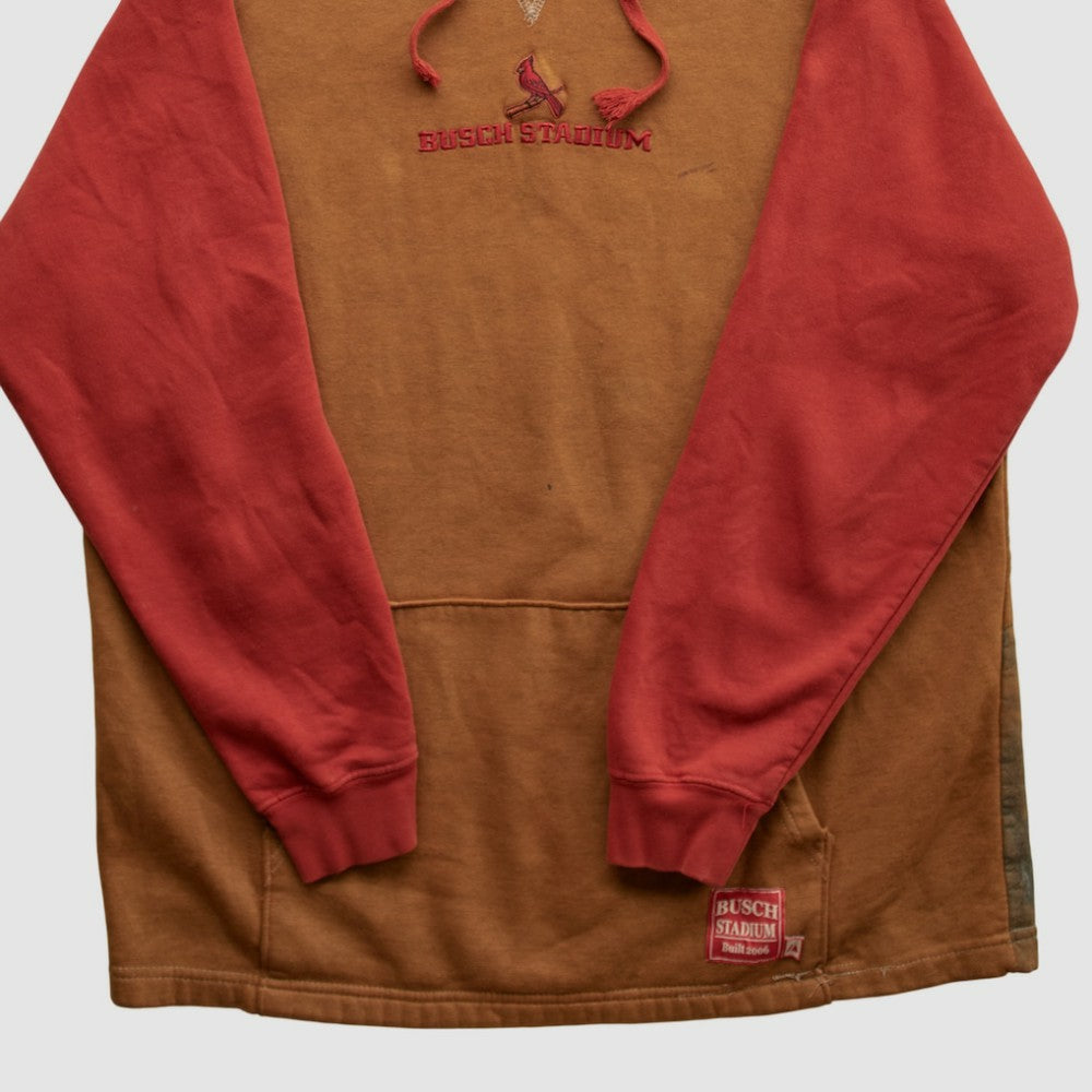 St. Louis Cardinals Majestic 2010s Hooded Pullover Sweatshirt - Brown - L by Fanatics Real Vintage Pullover