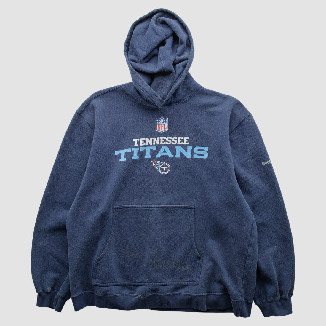 Tennessee Titans Reebok 2000s Hooded Pullover Sweatshirt Navy Vintage
