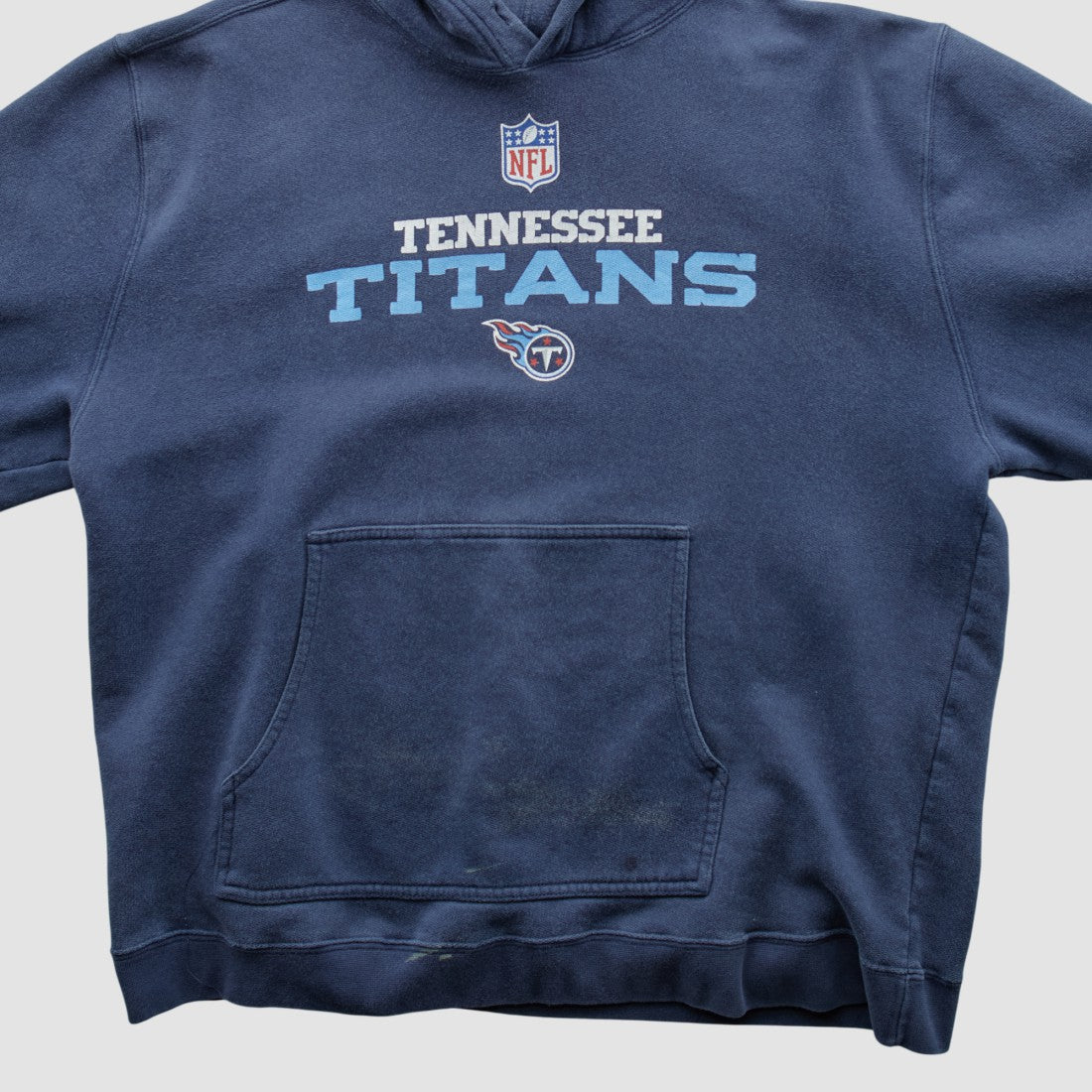 Tennessee Titans Reebok 2000s Hooded Pullover Sweatshirt Navy Vintage