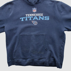 Tennessee Titans Reebok 2000s Hooded Pullover Sweatshirt Navy Vintage