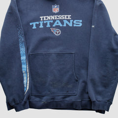 Tennessee Titans Reebok 2000s Hooded Pullover Sweatshirt Navy Vintage