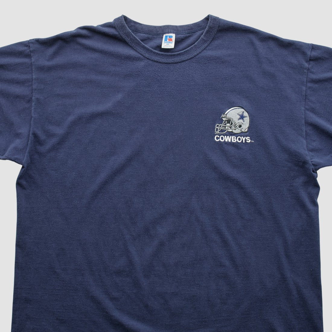 Dallas Cowboys Russell 90s T-shirt Navy Vintage