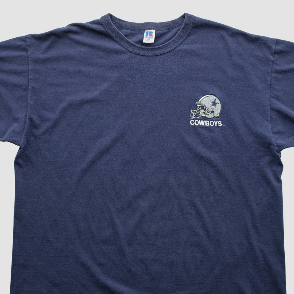 Dallas Cowboys Russell 90s T-shirt Navy Vintage
