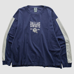 Dallas Cowboys 2000s Long Sleeve T-shirt Navy Vintage