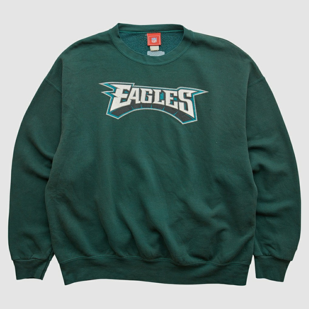 Philadelphia Eagles NFL 2000s Pullover Sweatshirt Green Vintage